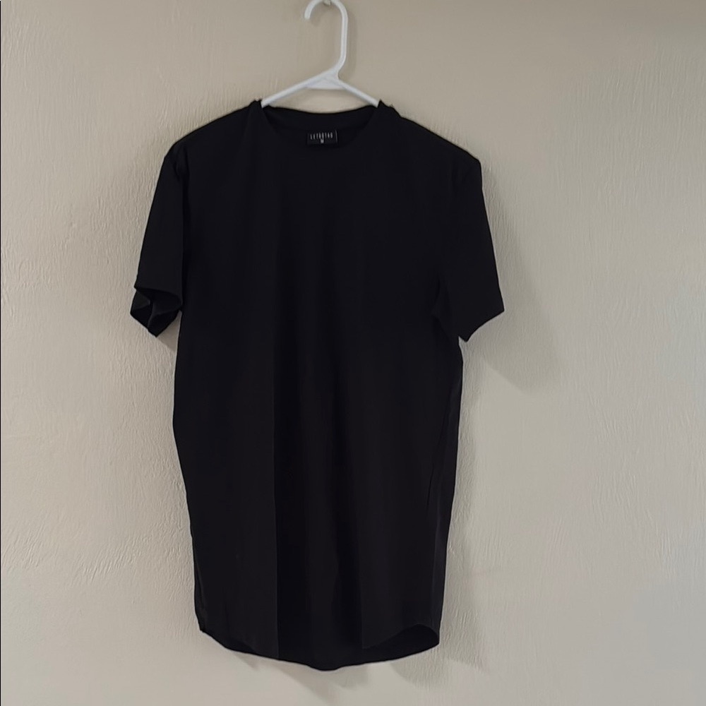 Classic Black Crew Neck Short Sleeve Tee